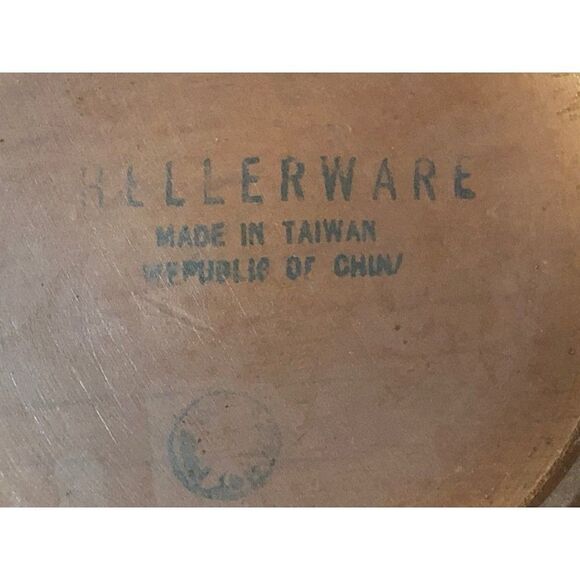 Hellerware wooden salad set serving bowl small bowls shakers salt pepper VTG - Picture 3 of 6